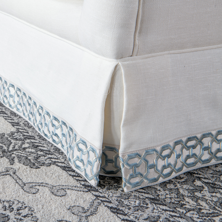 Copacabana White Sofa (207cm)