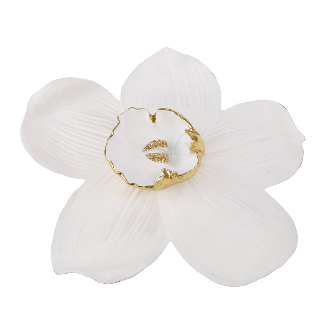 RESIN 22" ORCHID WALL HANGER