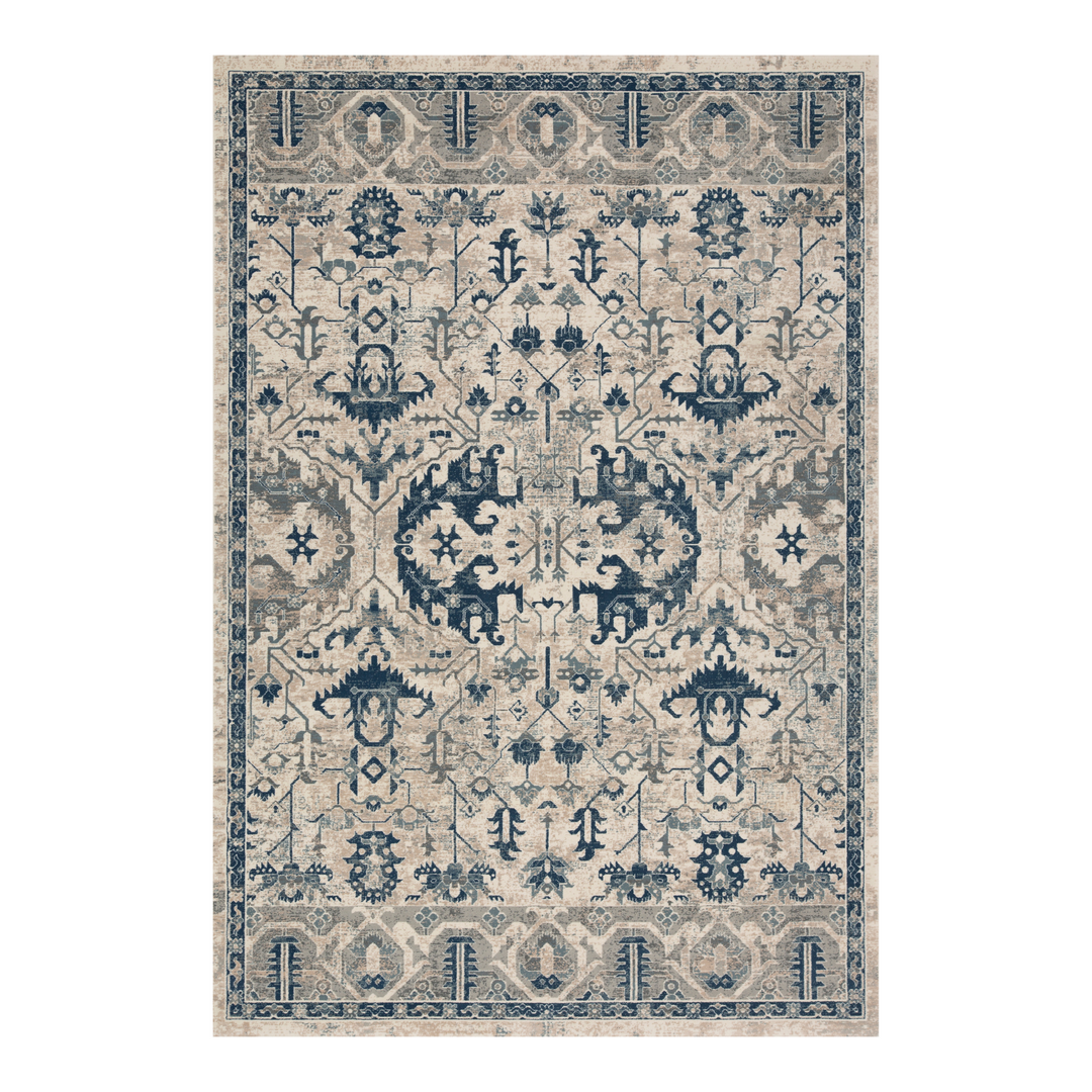 blue and beige rug | سجاد ازرق وبيج