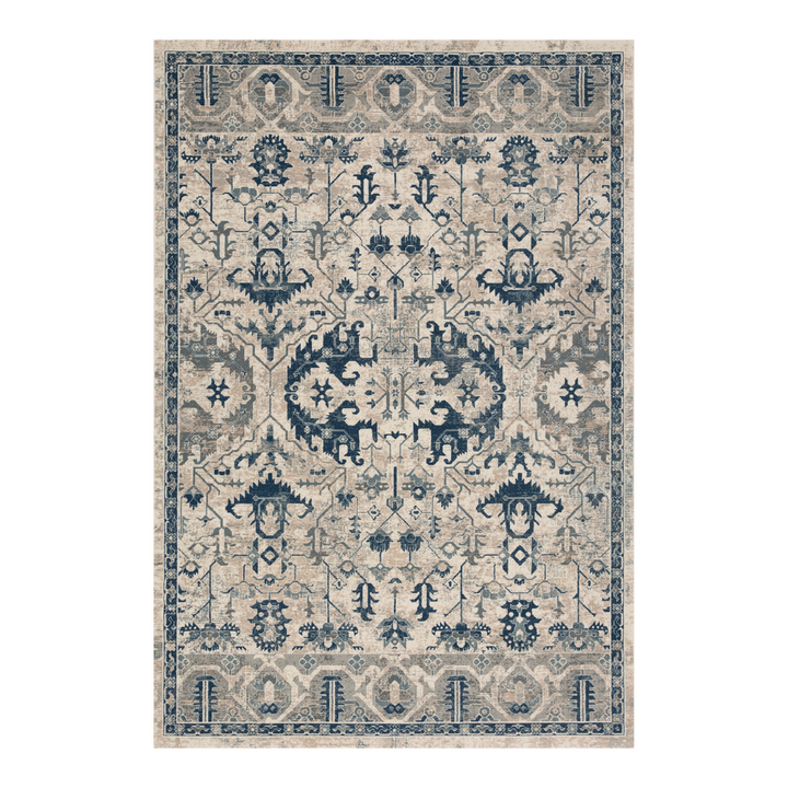 blue and beige rug | سجاد ازرق وبيج