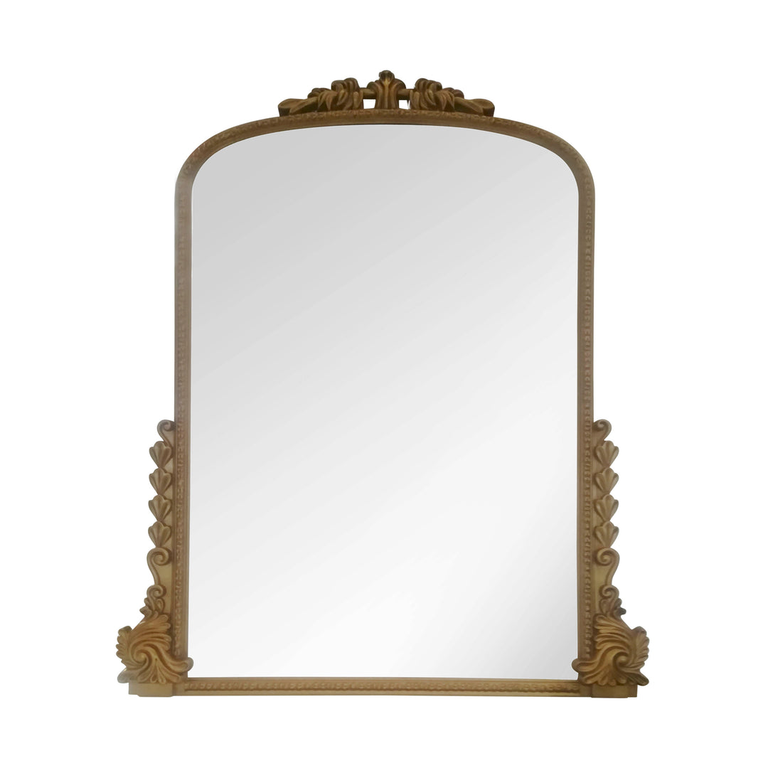 WOOD, 84", MIRROR WITH ANTIQUE FRAME, GOLD