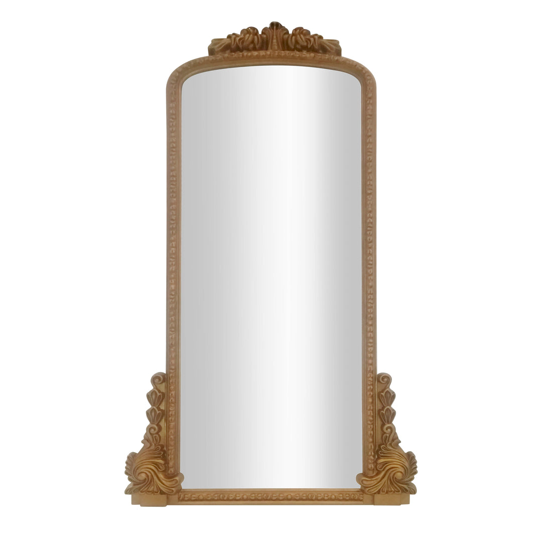 WOOD, 72", MIRROR WITH ANTIQUE FRAME, GOLD