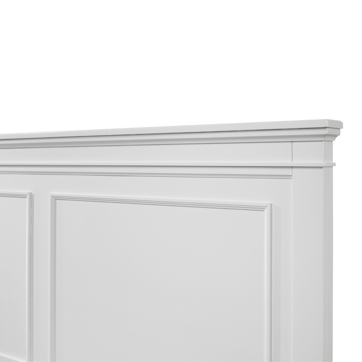 Provence White Wood King bed