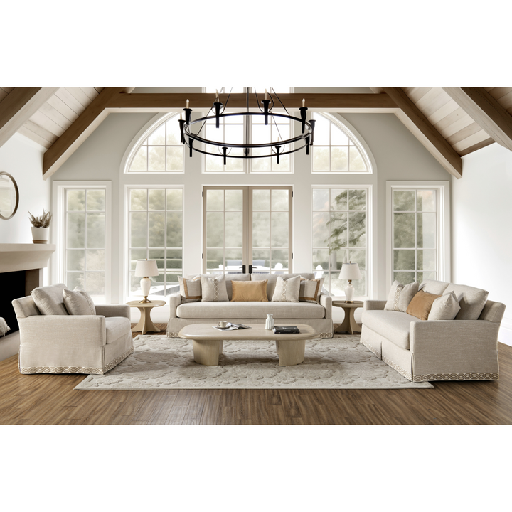 Lamia Beige Loveseat (164cm)