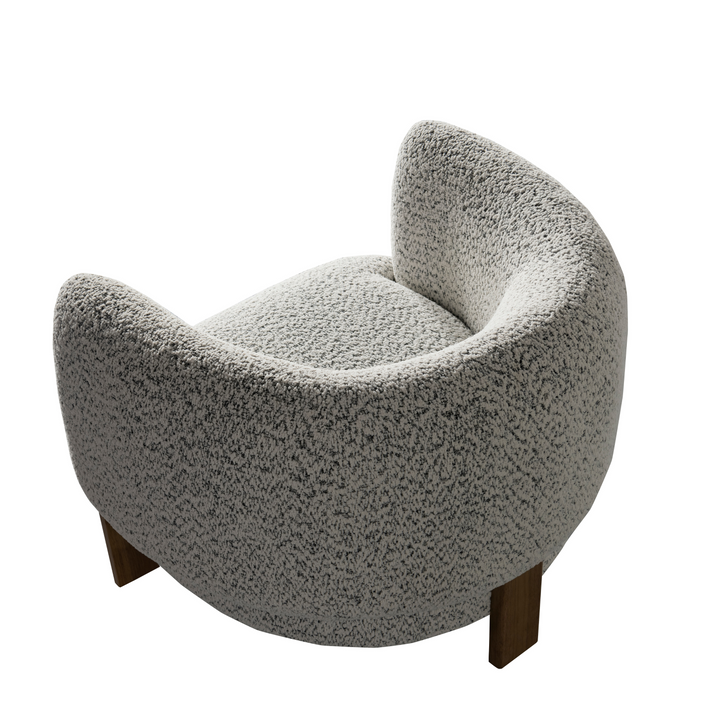 Jamie Grey Boucle Chair