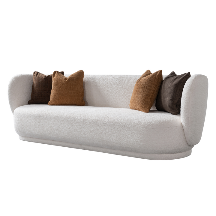 Amani'S Boutique Creamy 4 Seater Sofa