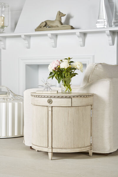 Somerton Demilune Accent Cabinet