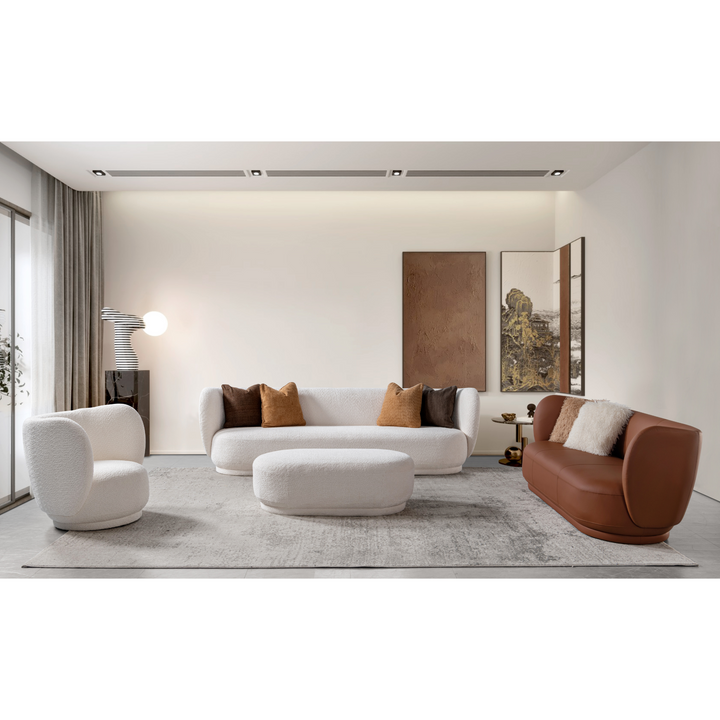Amani'S Boutique Brown Leather Sofa