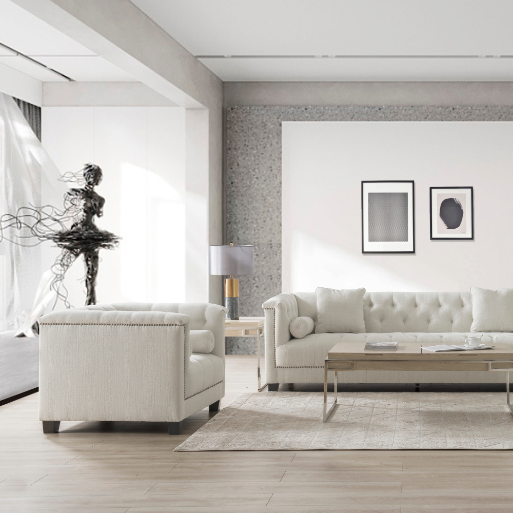 Alabid Linen off-White Chair