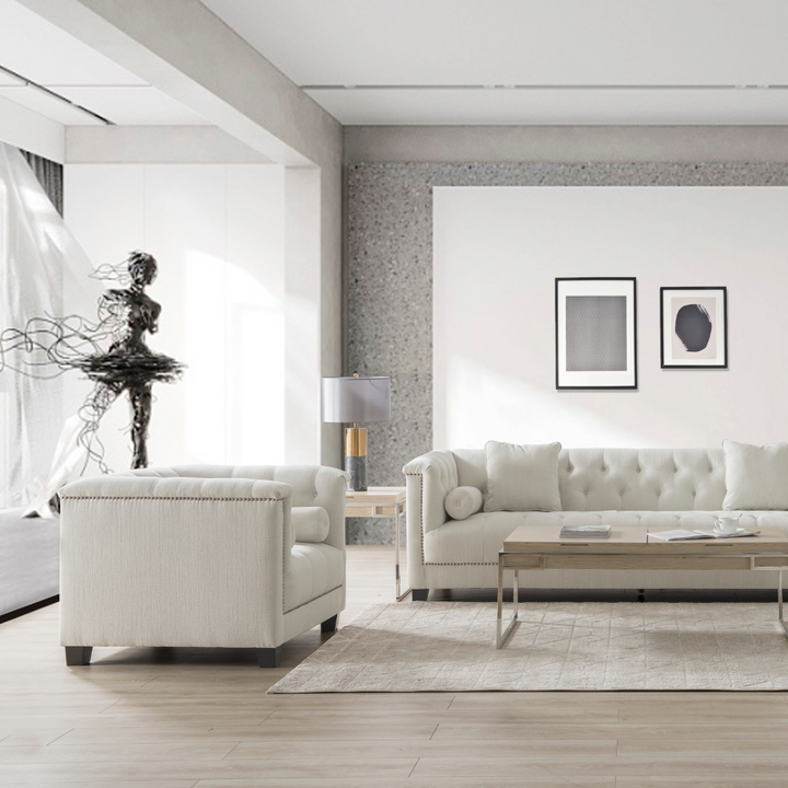 Alabid Linen off-White Chair