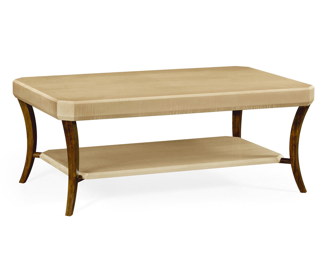 JC Modern - Opera Collection - Art Deco Rectangular Coffee Table
