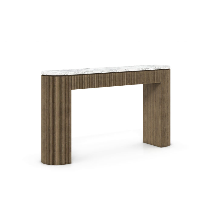Natural Oak Console Table (variant color )