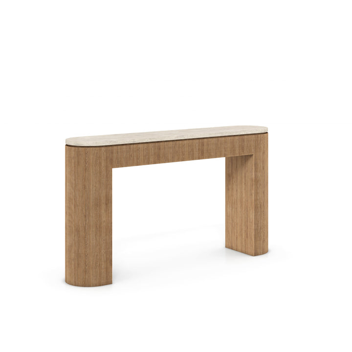 Natural Oak Console Table (variant color )