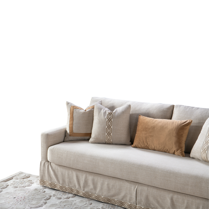 Lamia Beige Sofa (234cm)