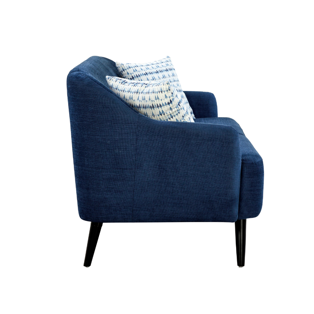 Nelson Winsome Dark Blue Sofa Set