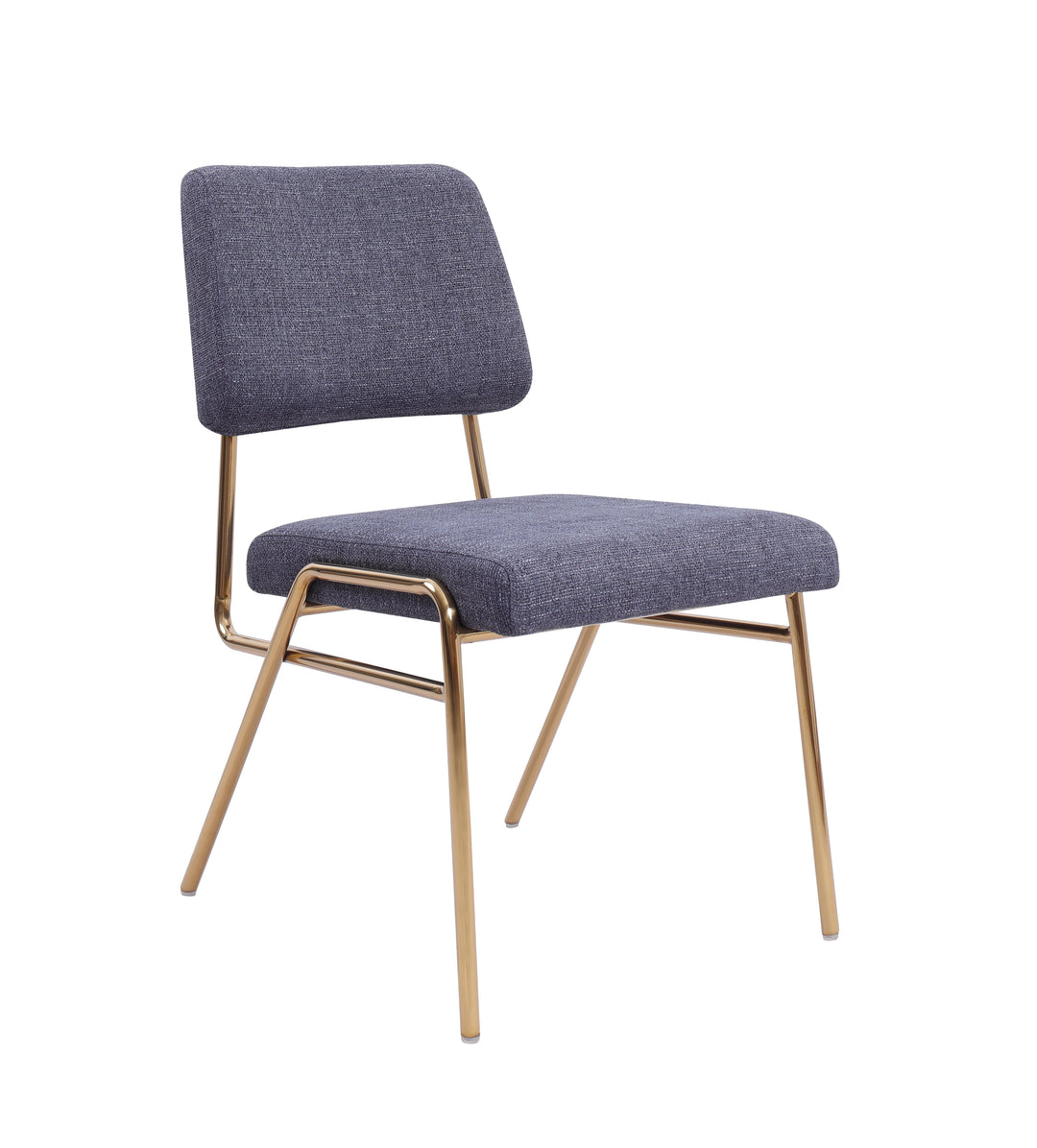 BLUE LINEN DINING CHAIR