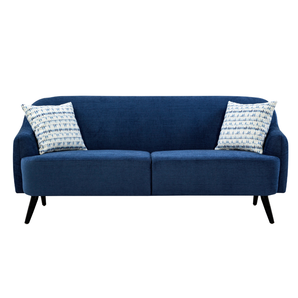 Nelson Winsome Dark Blue Sofa Set