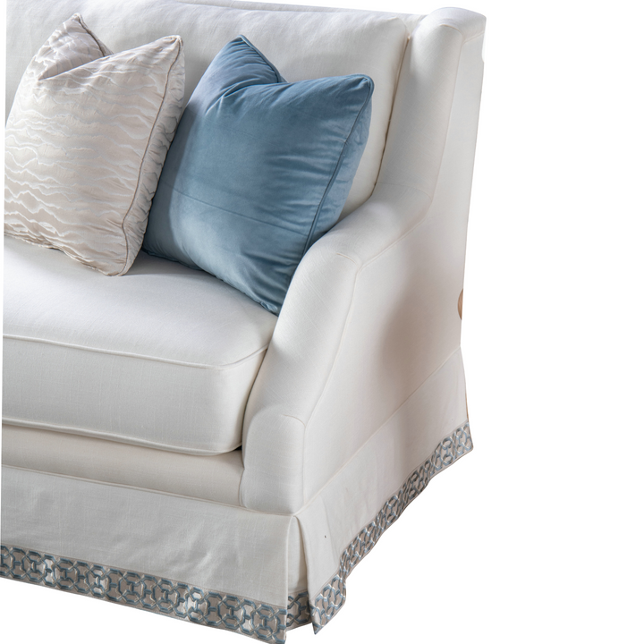 Copacabana White Sofa (207cm)
