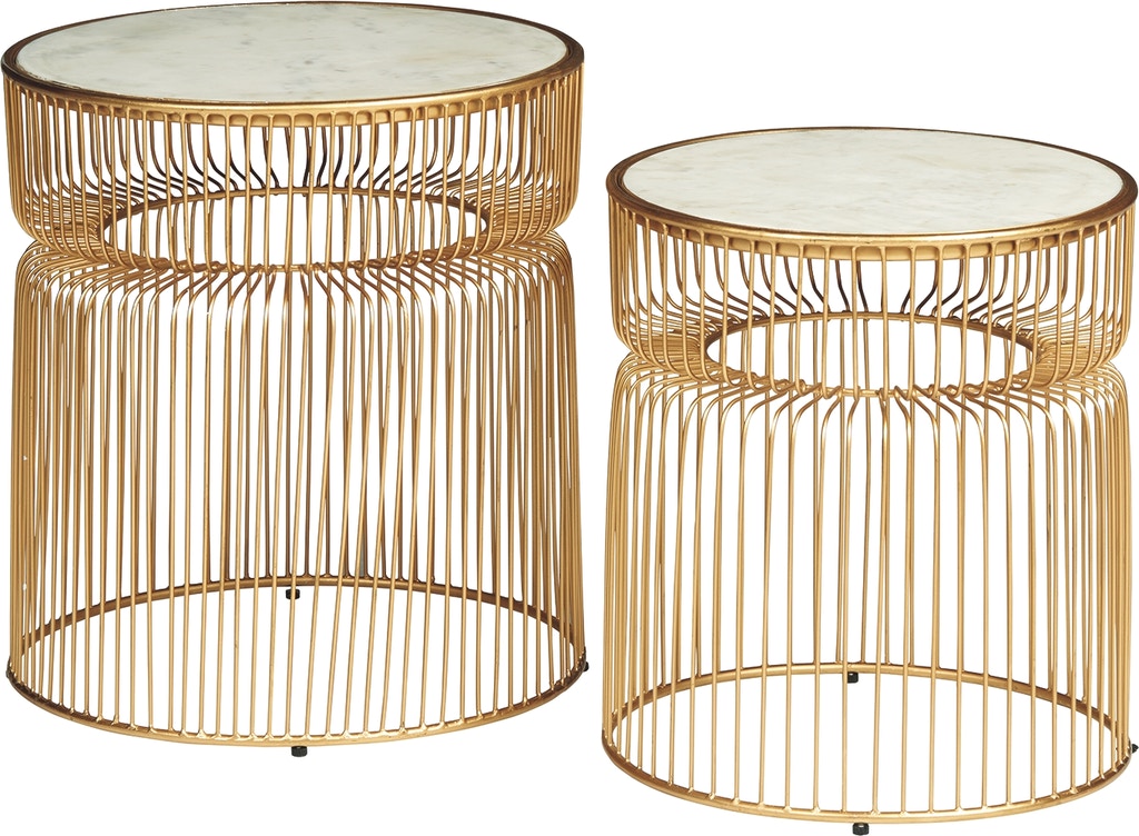 Vernway Accent Table (Set of 2) (41.275cm x 41.275cm)