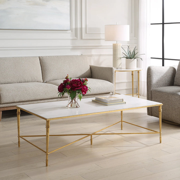 ROSHN 140 W x 43 H x 71 D Rectangular Coffee Table