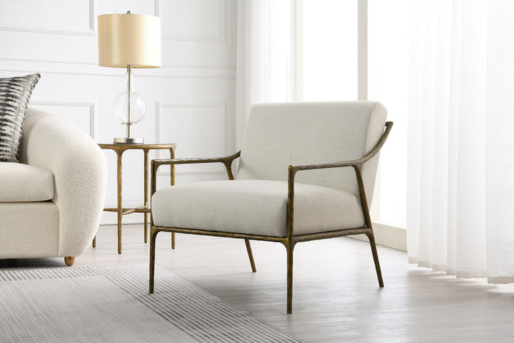 iron linen - Accent chair