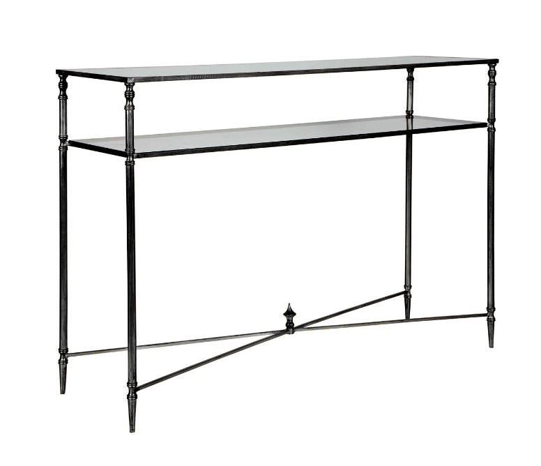 Henzler 114 W x 83 H x 35 D Rectangle Console Table with Mirror Top