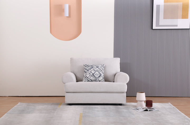 Elegant Off-White Living Room Set