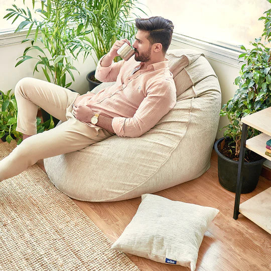 Lacrima Beige  Bean Bag