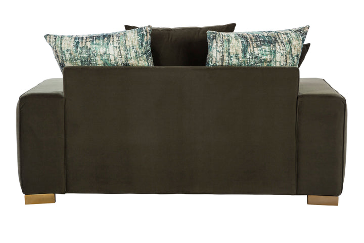 Madison Olive Loveseat (168cm)