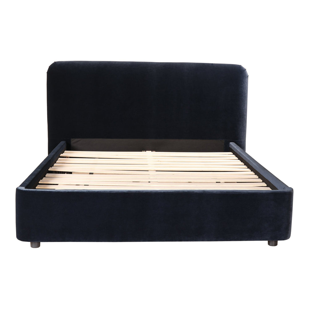 Samara King Bed Blue Velvet
