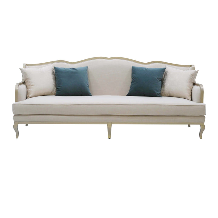 Alexandria Beige Sofa (235Cm)