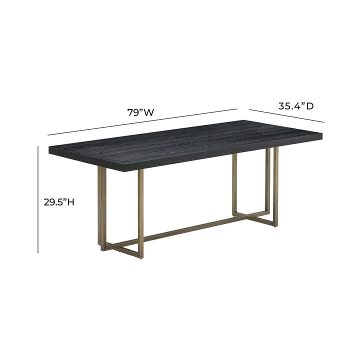 Mason Black Dining Table
