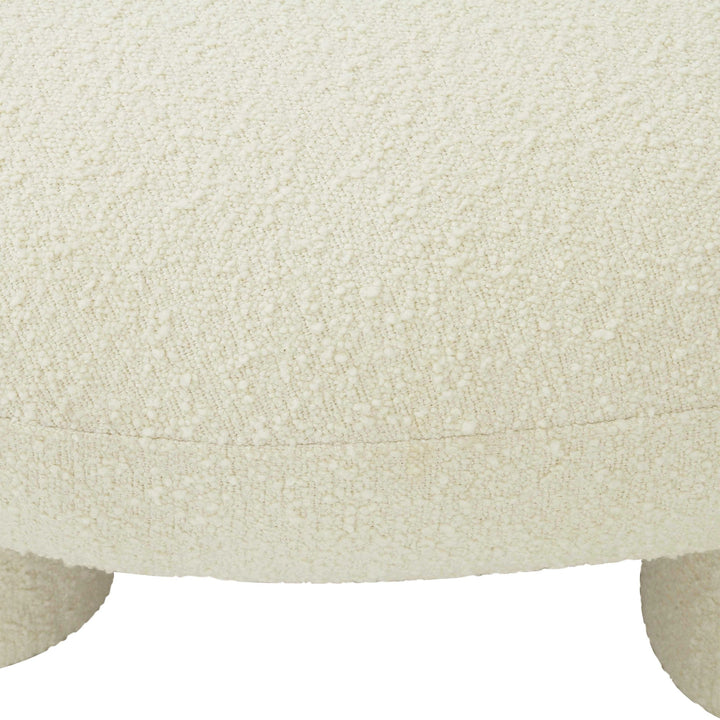 Discus Bouclé Ottoman