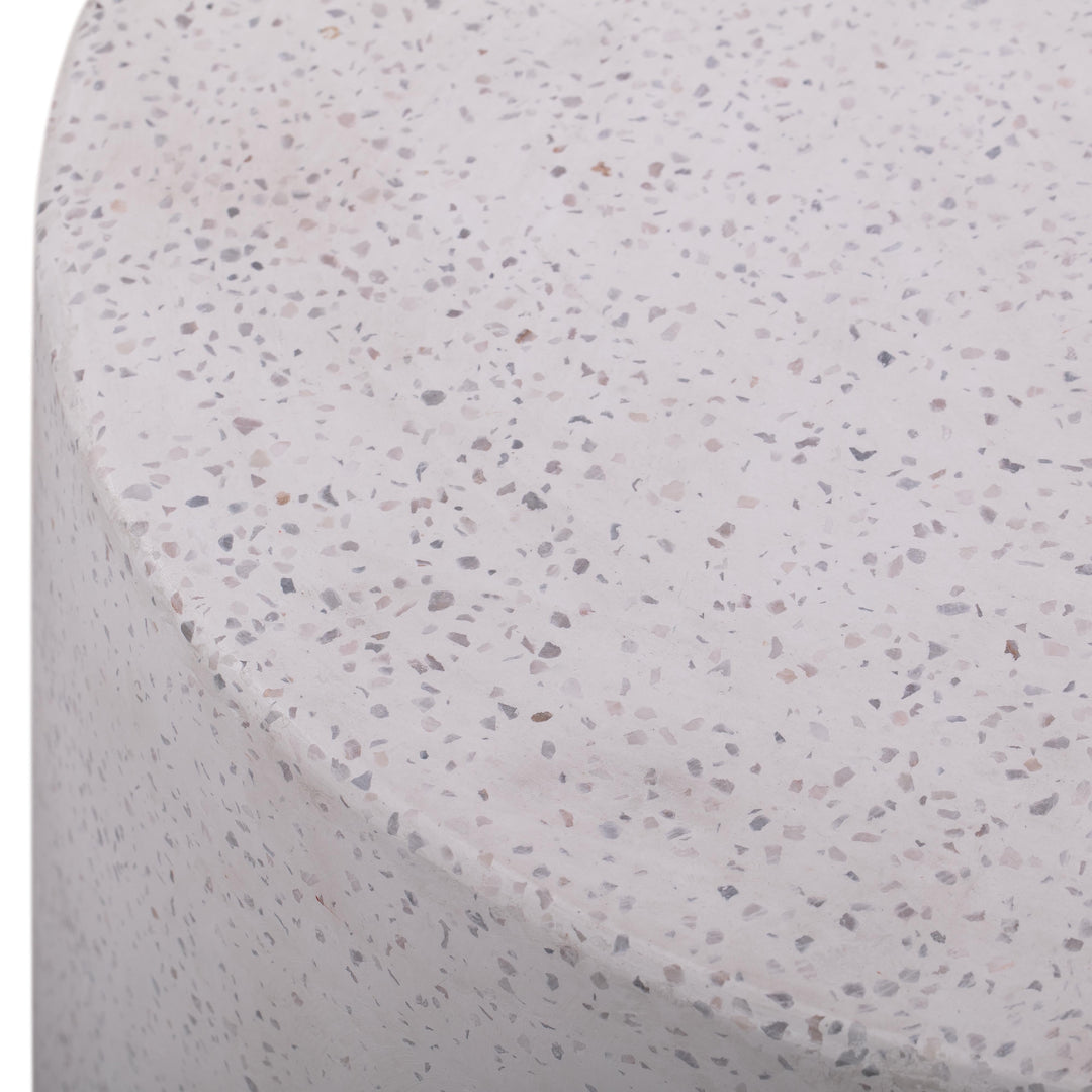 Terrazzo Light Speckled Side Table