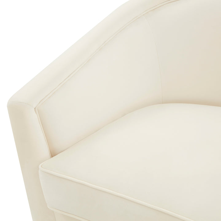 Flapper Cream Swivel Chair