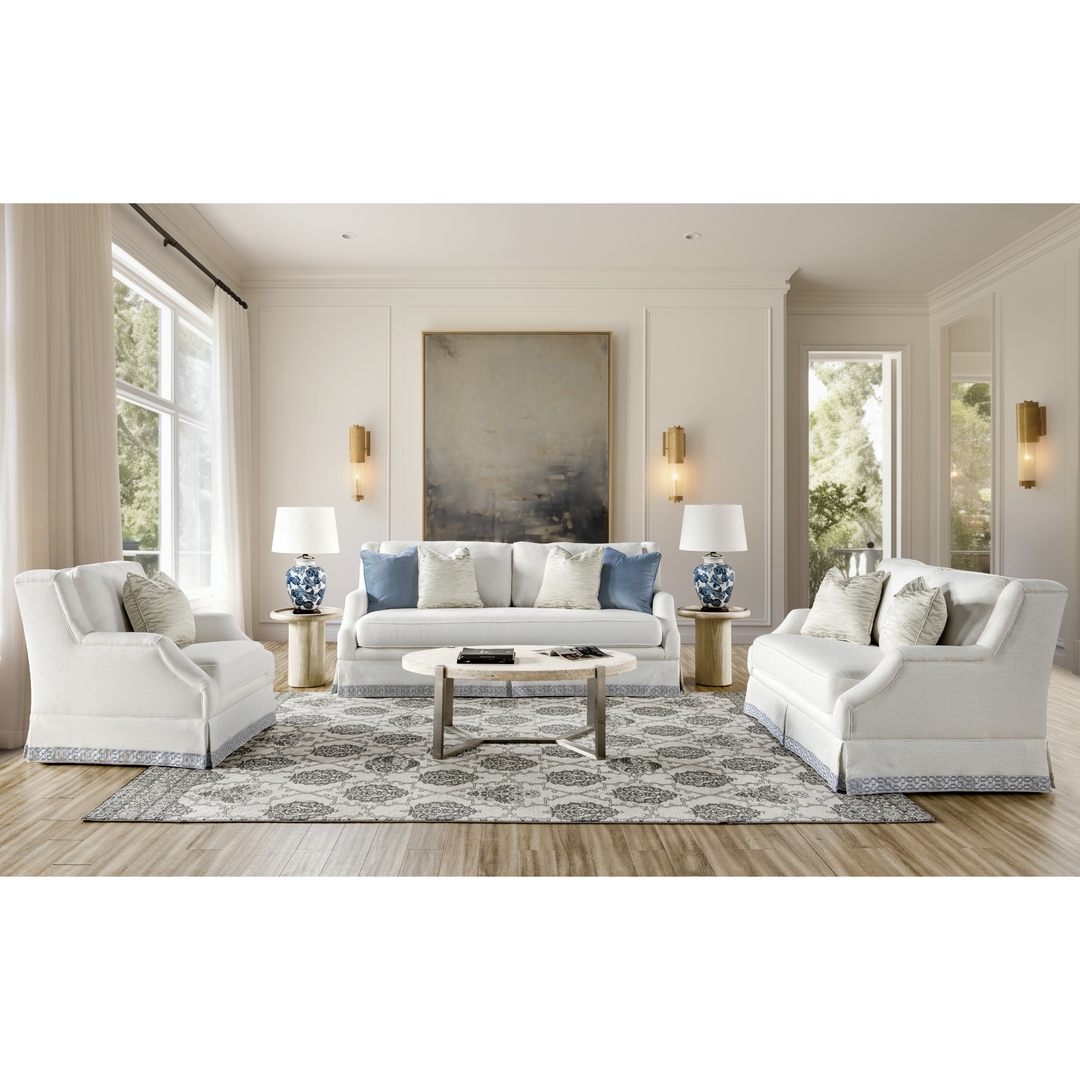 Copacabana White Sofa (207cm)