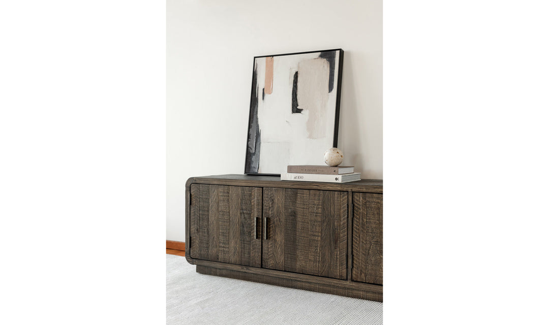 Monterey Media Cabinet Aged Brown