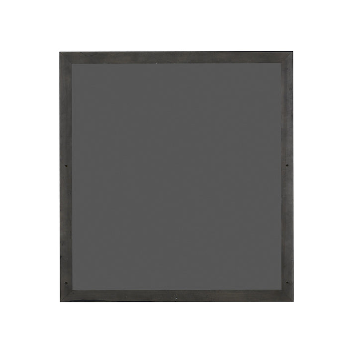 Wood & Metal Inlay Mirror