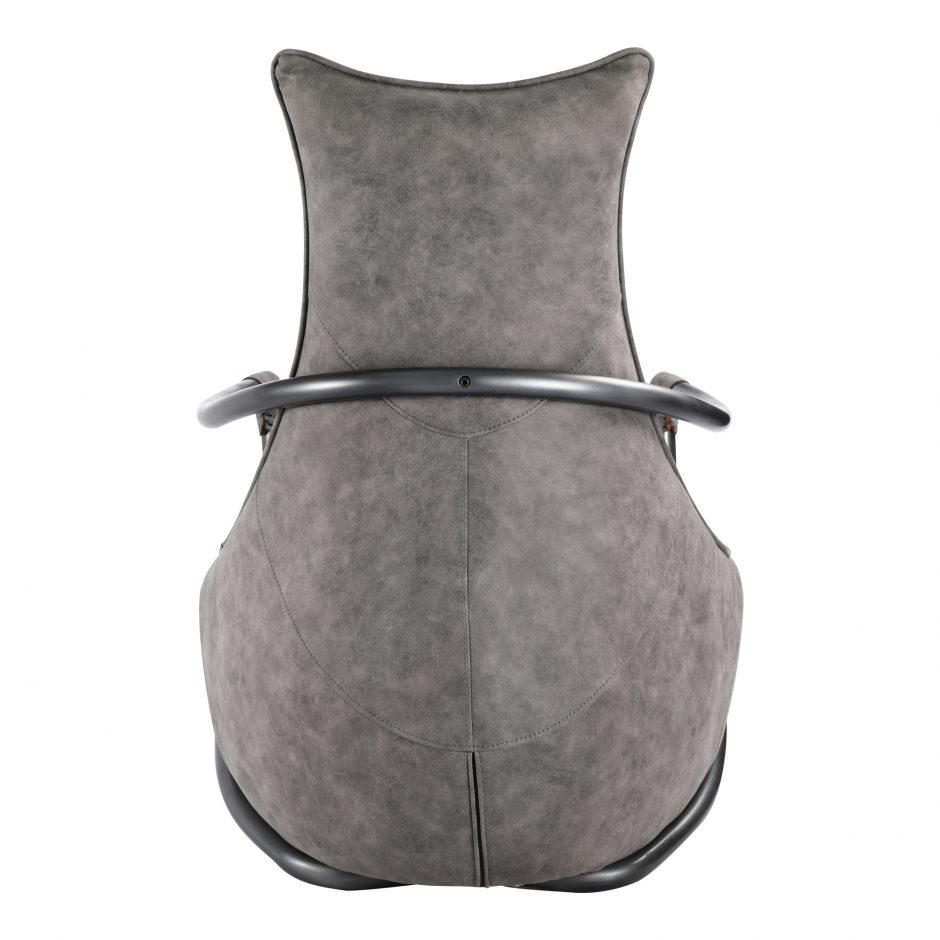 Carlisle Club Chair Grey Velvet