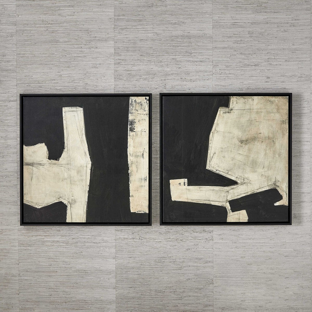 Transformation Framed Canvases, S/2