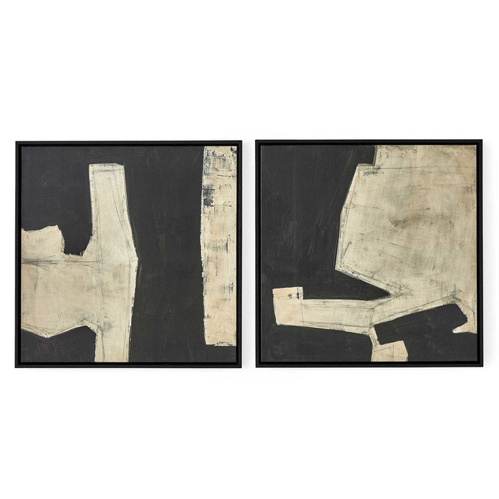 Transformation Framed Canvases, S/2