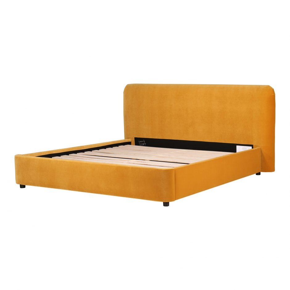 Samara Queen Bed Mustard