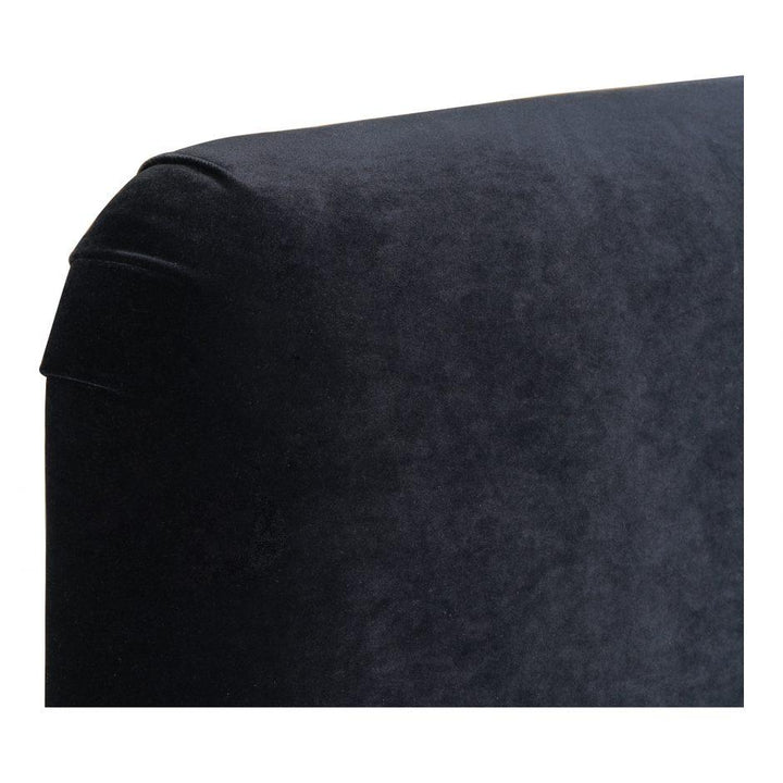 Samara Queen Bed Blue Velvet