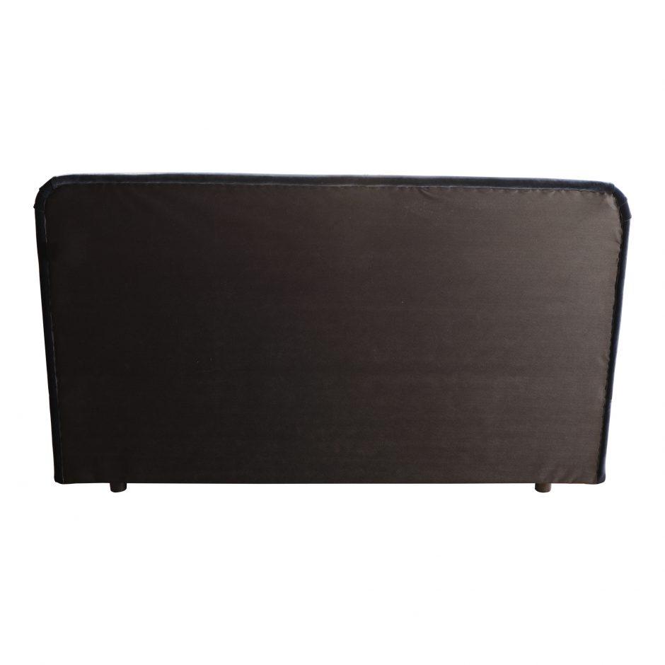 Samara Queen Bed Blue Velvet