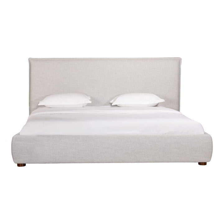 Luzon Queen Bed Light Grey