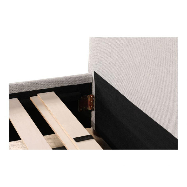 Luzon Queen Bed Light Grey