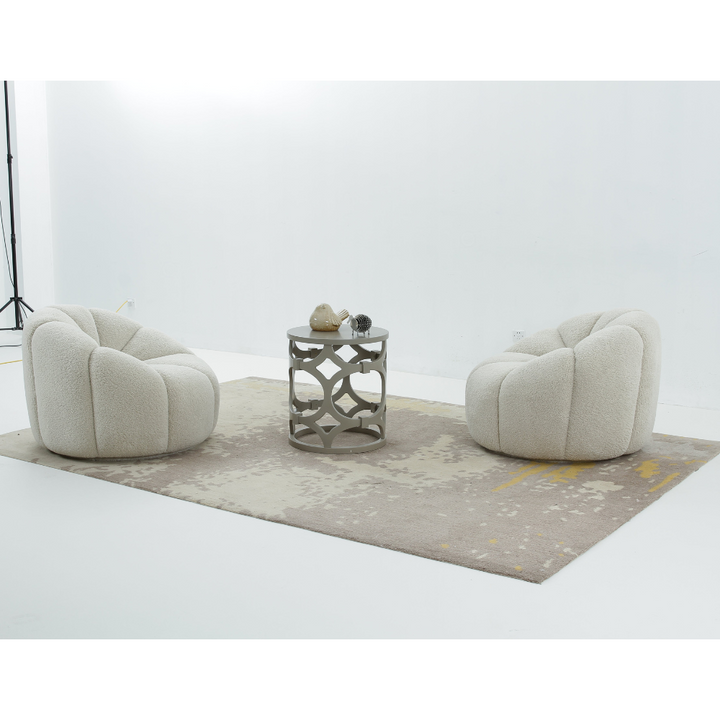 Snowflake Cream Chair