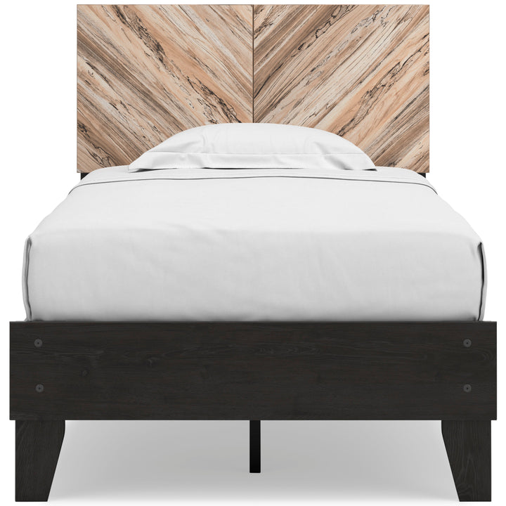 Black Piperton Twin Platform Bed