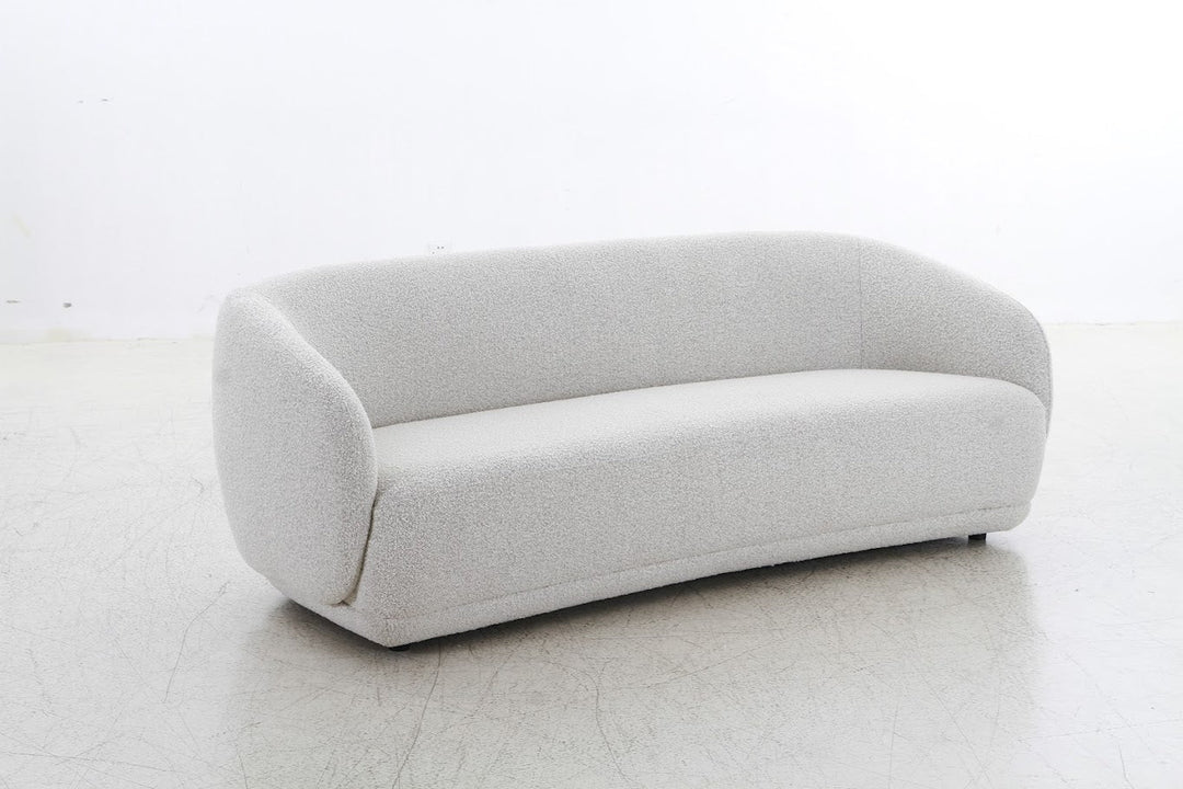 Boho Grey Boucle 3 Seater