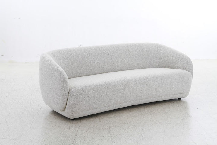Boho Grey Boucle 3 Seater
